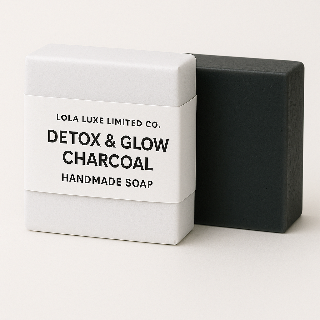 Lola Luxe - Detox & Glow: Charcoal Handmade Soap