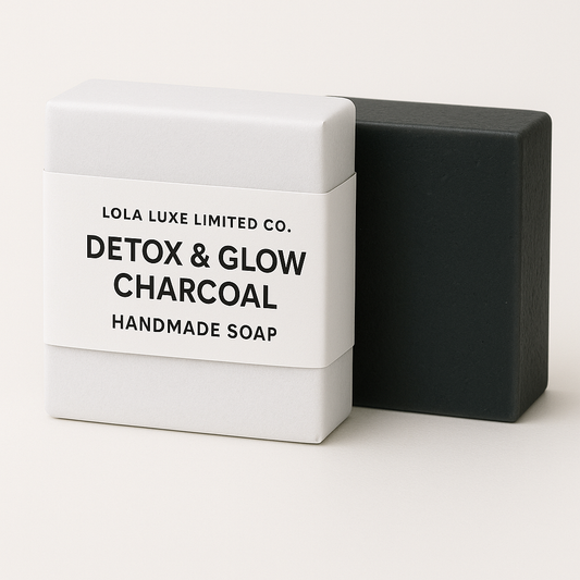 Lola Luxe - Detox & Glow: Charcoal Handmade Soap