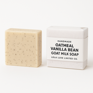 Lola Luxe - Oatmeal Vanilla Bean Goat Milk Soap
