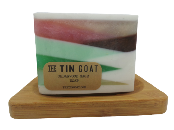 The Tin Goat - Cedarwood and Sage Soap